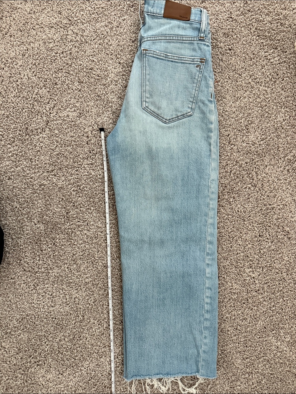 Madewell slim wide leg crop Light Blue Wide-Leg Women’s Jeans - Picture 4 of 5
